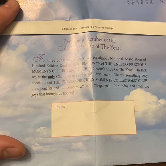 A Precious Moments Porcelain Figurine With This Ring I... - Picture 14 of 16